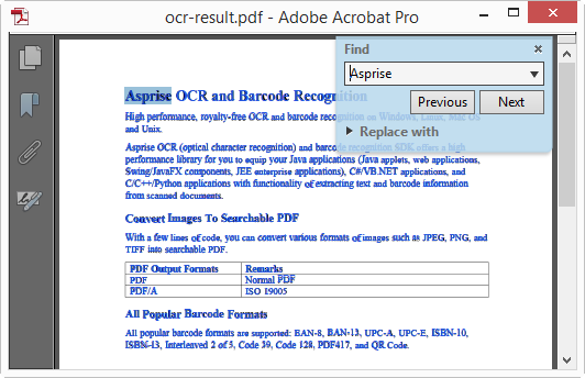 Adobe Acrobat Code 128 Barcode Format